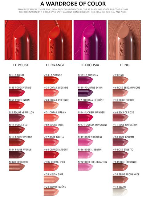 lipstick printer from ysl|ysl lipstick color chart.